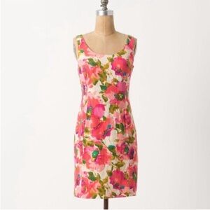 Anthropologie Postmark Blushing Olena Mini Dress